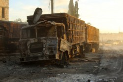 Комиссия ООН не нашла виновных в ударе по гумконвою в Алеппо Комиссия ООН не нашла виновных в ударе по гумконвою в Алеппо