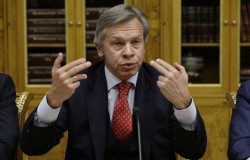 Пушков назвал истерикой поведение посла США в Чехии Пушков назвал истерикой поведение посла США в Чехии