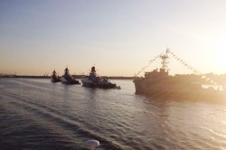 Каспийская флотилия России завершила маневры Каспийская флотилия России завершила маневры