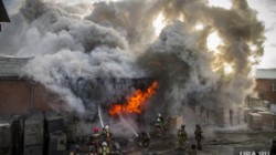 Под Винницей горят военные склады Под Винницей горят военные склады