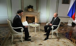 Путин дал эксклюзивное интервью китайским СМИ Путин дал эксклюзивное интервью китайским СМИ
