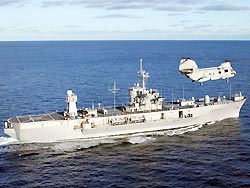 Плавучий штаб ВМС США идет в Грузию