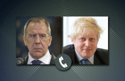 Лавров и Джонсон обсудили ситуацию в Сирии Лавров и Джонсон обсудили ситуацию в Сирии
