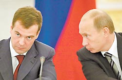 Медведев сыграл на повышение Медведев сыграл на повышение