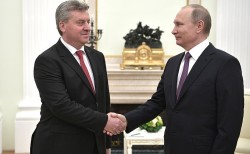 Путин встретился с президентом Македонии