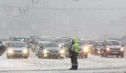 Снегопад парализовал Москву