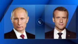 Макрон и Путин обсудили ситуацию в Сирии Макрон и Путин обсудили ситуацию в Сирии
