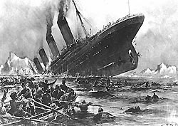 "Титаник" ушел в рейс горящим