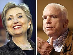 Клинтон и Маккейн выиграли первичные выборы во Флориде