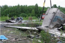 В Карелии Ту-134 не долетел до аэропорта