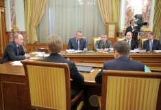 Владимир Путин попрощался с министрами Владимир Путин попрощался с министрами