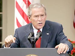 Буш раскритиковал Россию в ООН