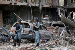 В Кабуле взорвался грузовик с бомбой В Кабуле взорвался грузовик с бомбой