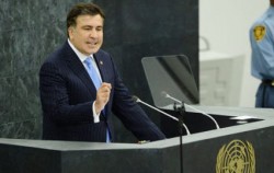 Россия бойкотирует Саакашвили в ООН