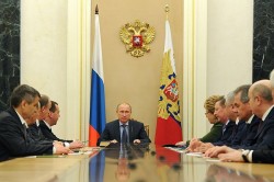 Путин провёл совещание с Совбезом РФ
