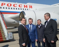 Киев недоволен визитом Медведева в Крым