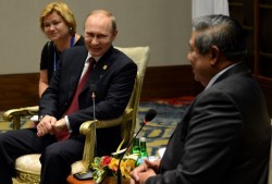 Путин встретил день рождения на Бали