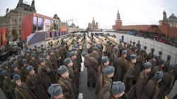 В Москве прошел торжественный марш, посвященный легендарному параду 1941 года