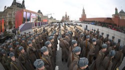 В Москве прошел торжественный марш, посвященный легендарному параду 1941 года В Москве прошел торжественный марш, посвященный легендарному параду 1941 года