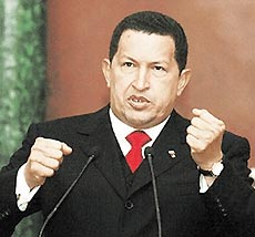 Чавес не намерен мириться с Бушем