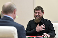 Путин провел встречу с главой Чечни 