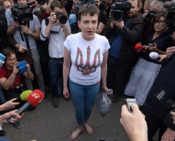 Савченко назвала россиян «рабами»