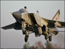 МиГ-31 взорвался в воздухе
