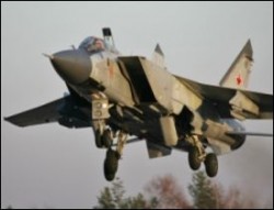 МиГ-31 взорвался в воздухе МиГ-31 взорвался в воздухе