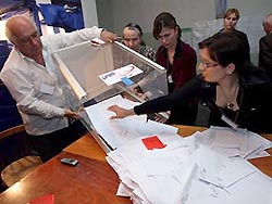 Грузины потеряли избирательные протоколы Грузины потеряли избирательные протоколы
