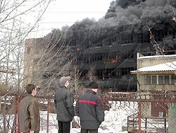 В Ростовской области горит вертолетный завод