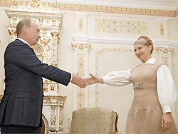 Путин и Тимошенко договорились по газу Путин и Тимошенко договорились по газу
