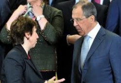 Лавров и Эштон обсудили ситуацию в Сирии Лавров и Эштон обсудили ситуацию в Сирии