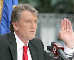 Ющенко проигнорирует инаугурацию Медведева