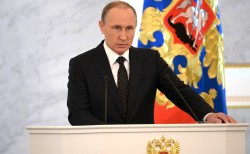 Владимир Путин: «Мы ответим на все вызовы». Владимир Путин: «Мы ответим на все вызовы».