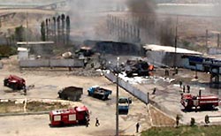 В узбекском городе взорвались боеприпасы В узбекском городе взорвались боеприпасы