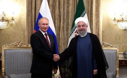 Путин встретился с президентом Ирана 