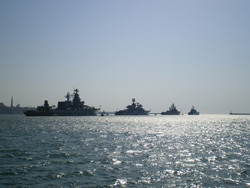 Черноморский флот вышел на учения