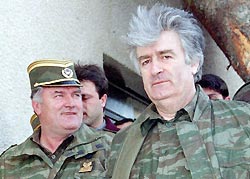 НАТО ищет Младича через семью Караджича