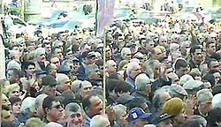 В Тбилиси оппозиция собирается на митинг В Тбилиси оппозиция собирается на митинг