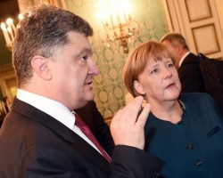 Порошенко и Меркель обсудили газовый вопрос Порошенко и Меркель обсудили газовый вопрос