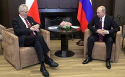 Путин провёл переговоры с Земаном Путин провёл переговоры с Земаном