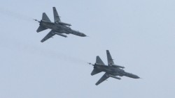 Над Баренцевым морем пролетели 40 истребителей Над Баренцевым морем пролетели 40 истребителей