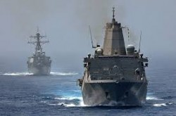 Корабли США резко изменили курс и направились к Южной Корее Корабли США резко изменили курс и направились к Южной Корее