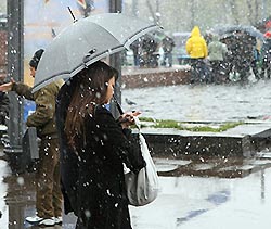 В столице пройдет небольшой снег