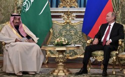 Президент России и король Саудовской Аравии встретились в Кремле