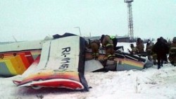 В Нарьян-Маре упал самолет В Нарьян-Маре упал самолет