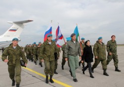 Российский десант высадился в Сербии Российский десант высадился в Сербии