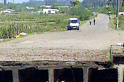 В Южной Осетии взорван мост