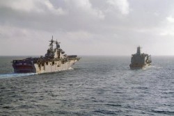 Корабли ВМС США «не поделили» море Корабли ВМС США «не поделили» море
