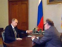 Путину понравилась работа Чурова Путину понравилась работа Чурова